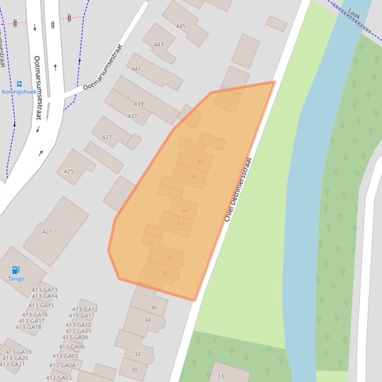 Kaart van postcodegebied 7603SK.