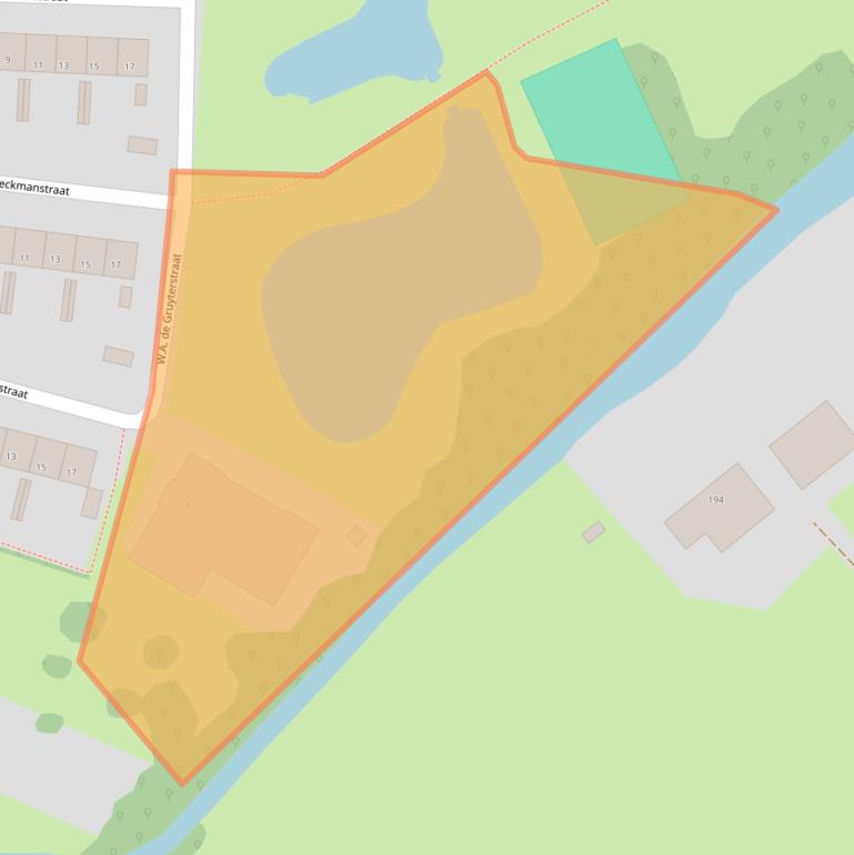 Kaart van postcodegebied 7603TL.