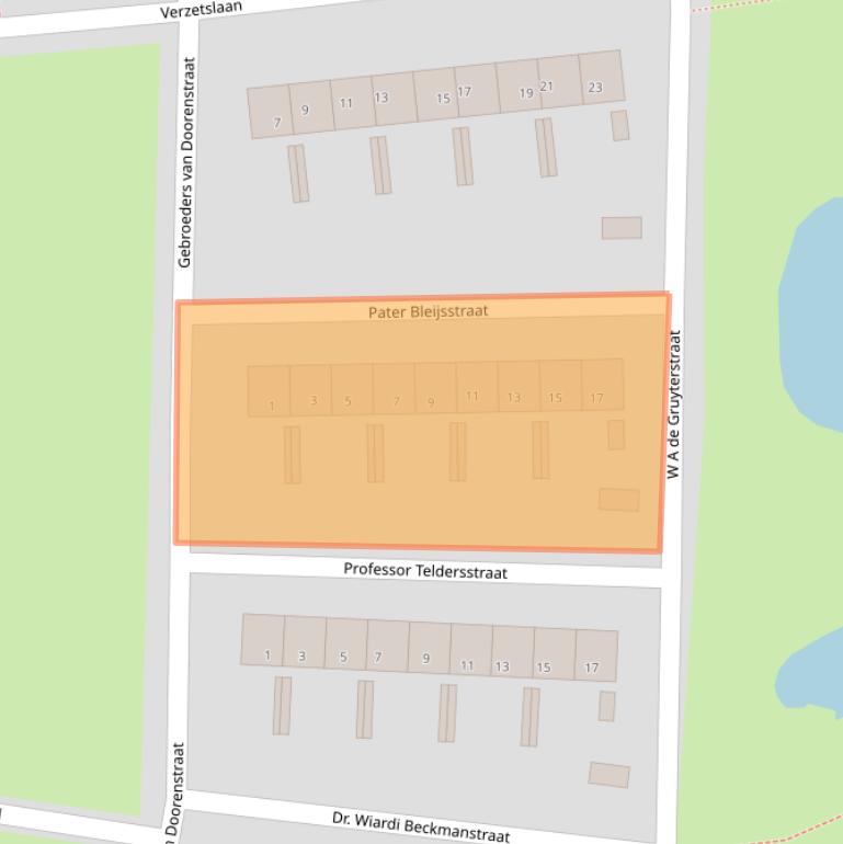 Kaart van postcodegebied 7603TM.