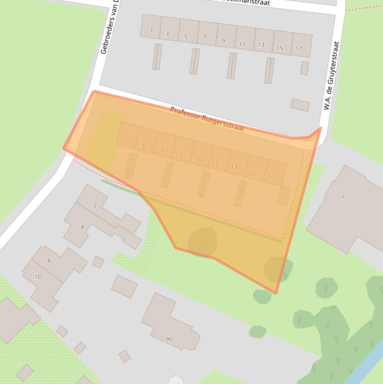 Kaart van postcodegebied 7603TR.