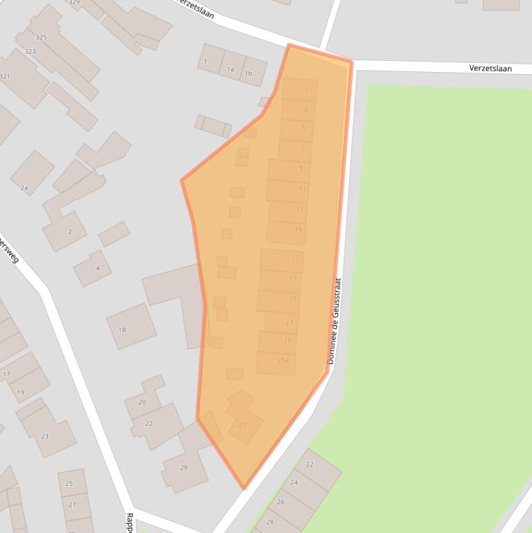 Kaart van postcodegebied 7603VK.