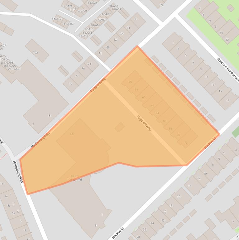 Kaart van postcodegebied 7603VM.