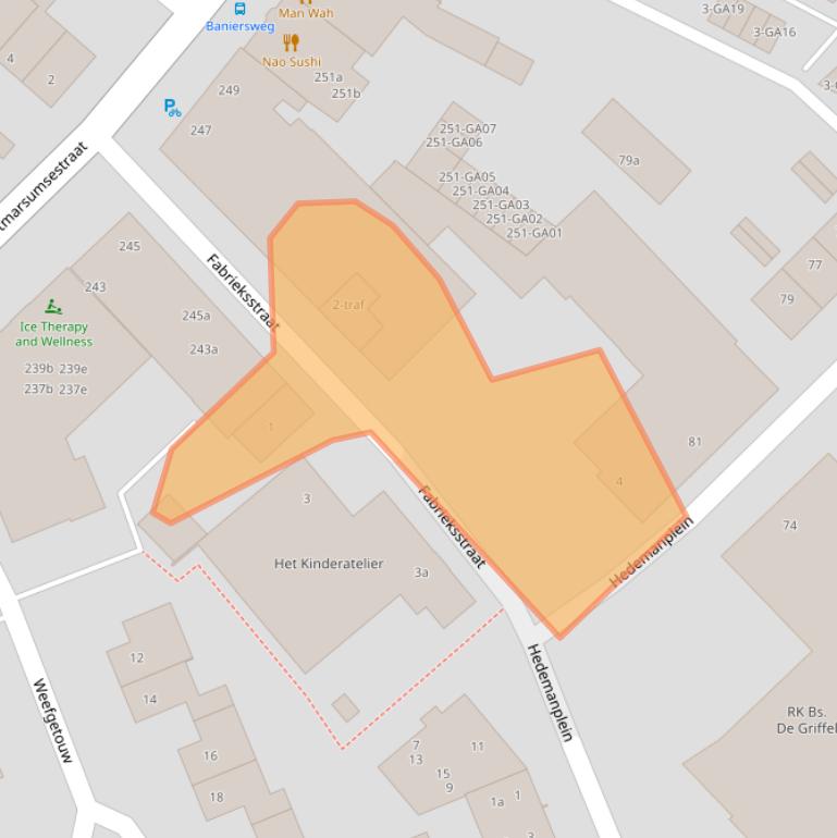 Kaart van postcodegebied 7603VS.