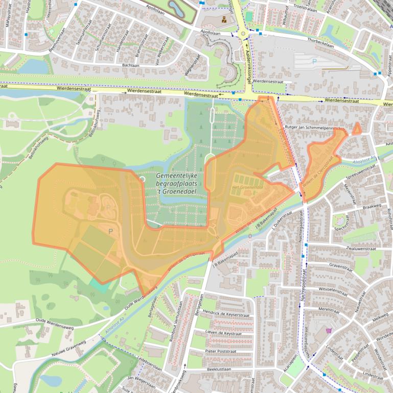 Kaart van postcodegebied 7604AR.