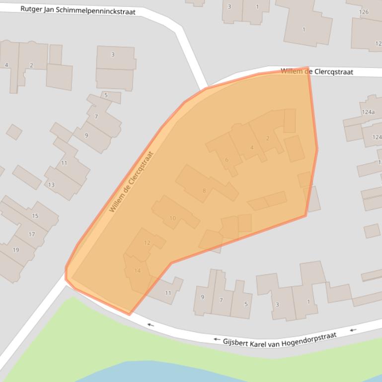 Kaart van postcodegebied 7604AS.