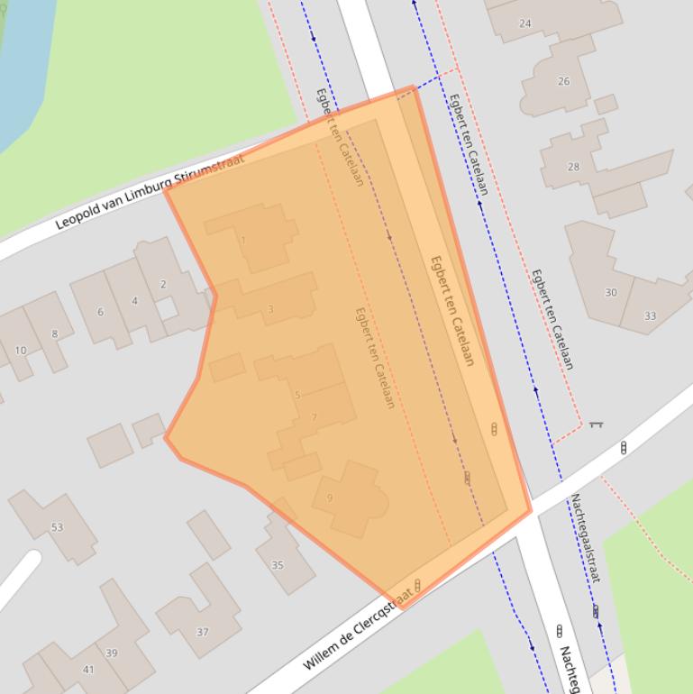 Kaart van postcodegebied 7604AT.