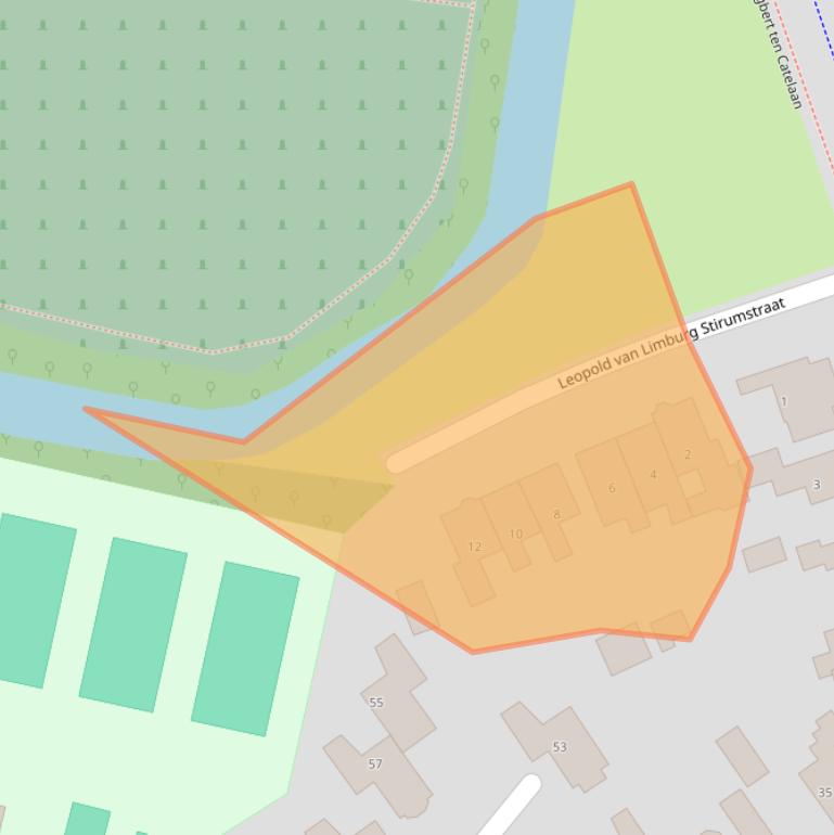 Kaart van postcodegebied 7604AX.