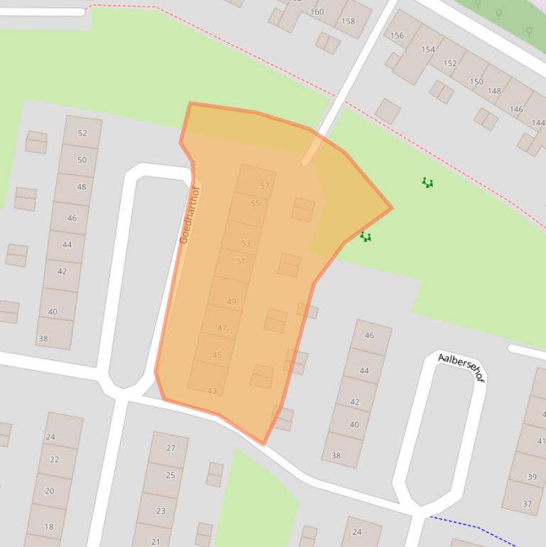 Kaart van postcodegebied 7604BW.