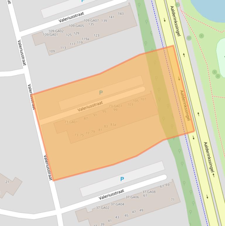 Kaart van postcodegebied 7604CK.