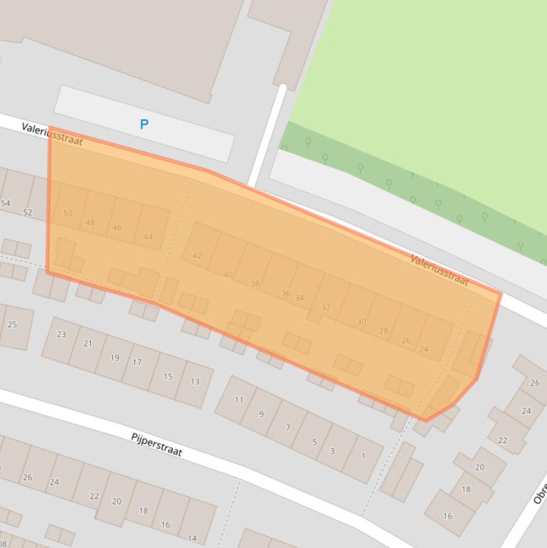Kaart van postcodegebied 7604CP.
