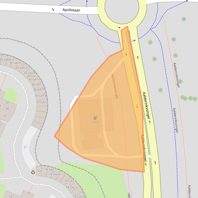 Kaart van postcodegebied 7604EG.