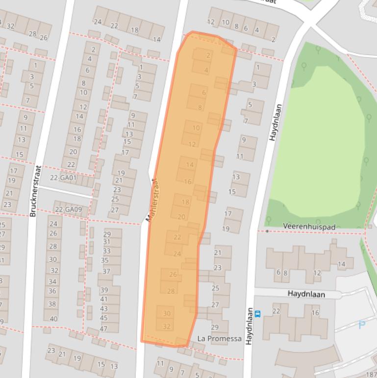 Kaart van postcodegebied 7604HD.