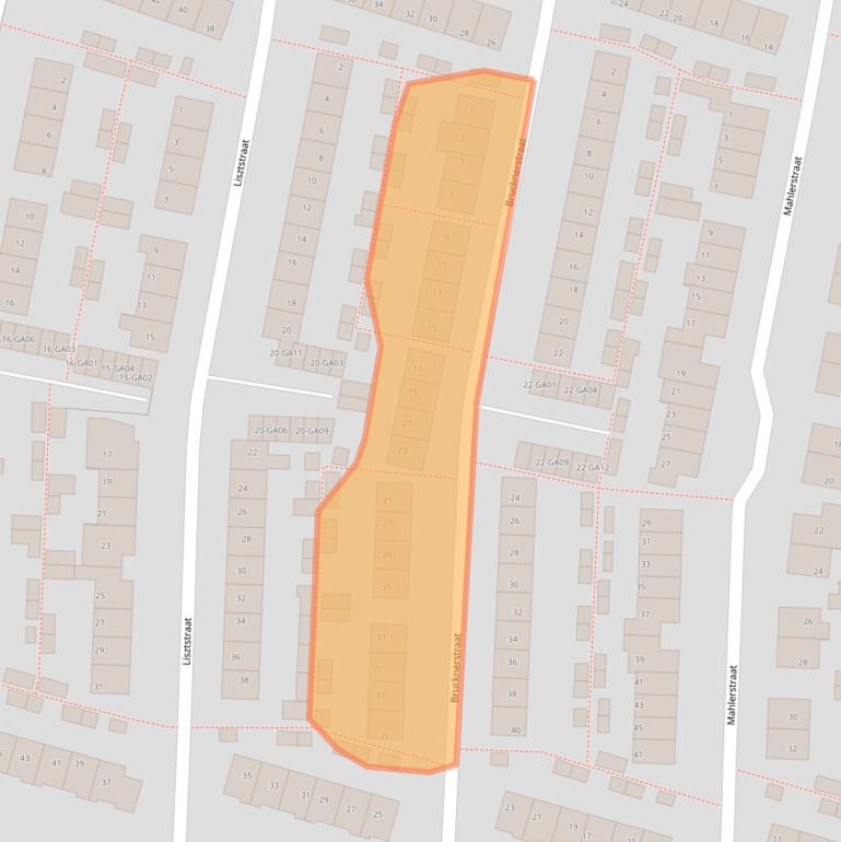 Kaart van postcodegebied 7604HE.