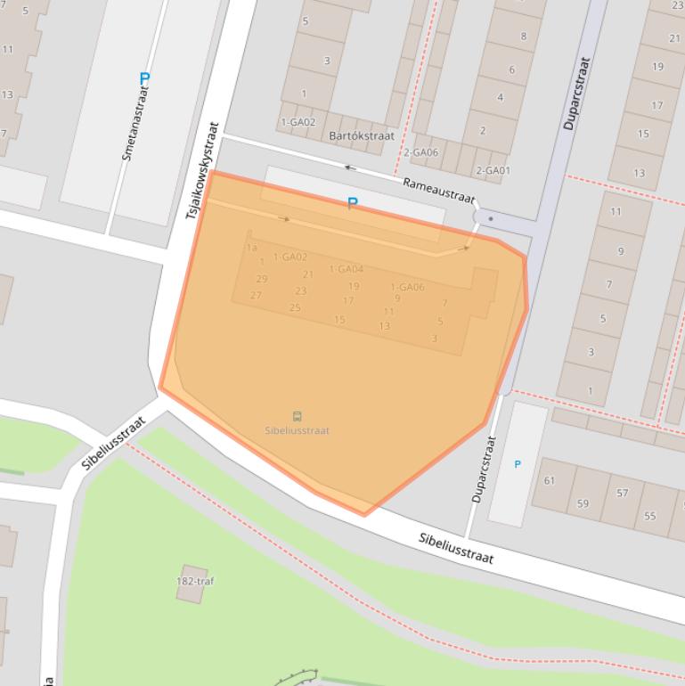 Kaart van postcodegebied 7604HP.