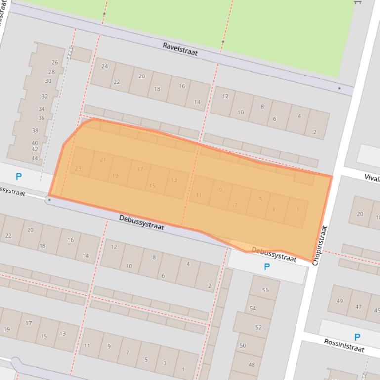 Kaart van postcodegebied 7604HW.