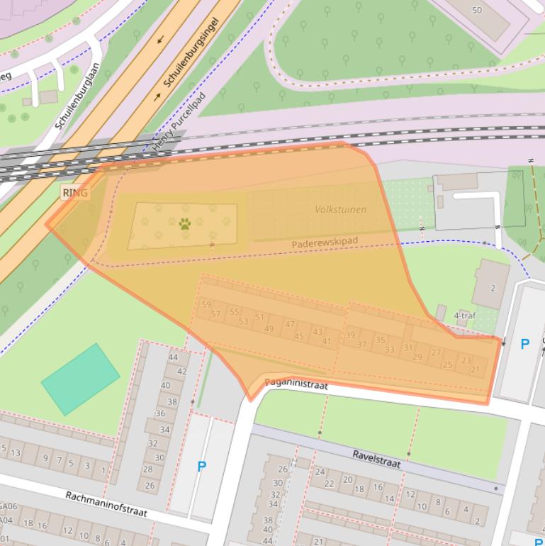 Kaart van postcodegebied 7604JB.
