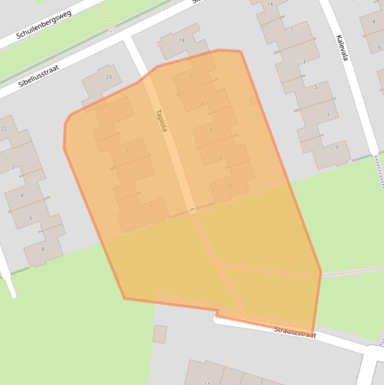 Kaart van postcodegebied 7604KH.