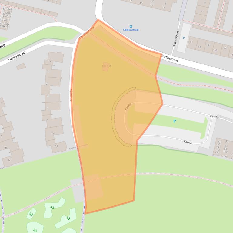 Kaart van postcodegebied 7604KJ.