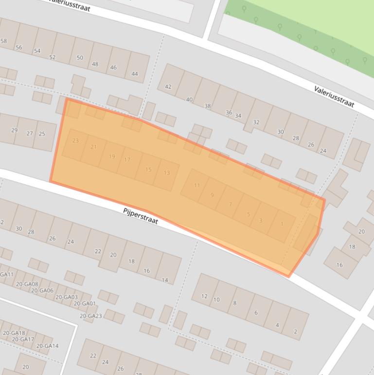 Kaart van postcodegebied 7604KW.