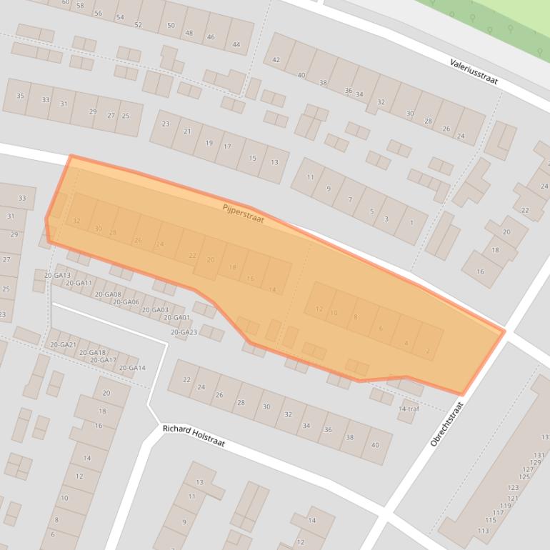 Kaart van postcodegebied 7604KZ.