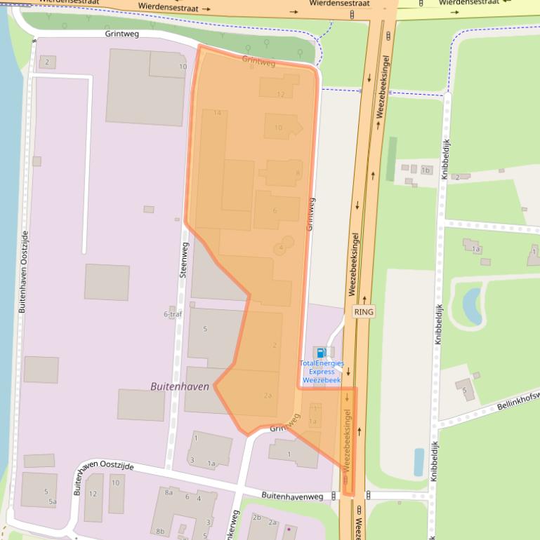 Kaart van postcodegebied 7604PV.