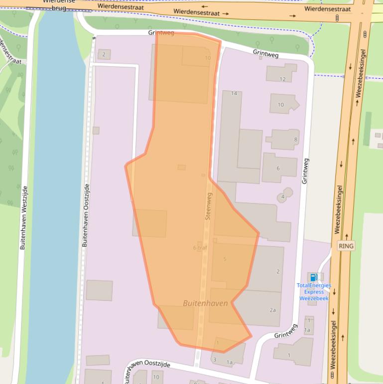 Kaart van postcodegebied 7604PX.