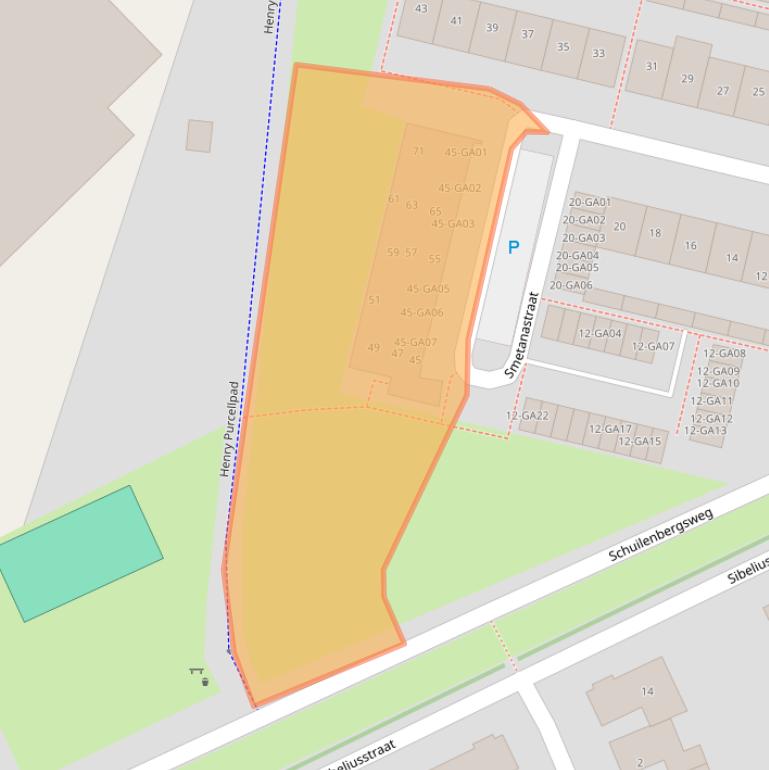 Kaart van postcodegebied 7604SH.