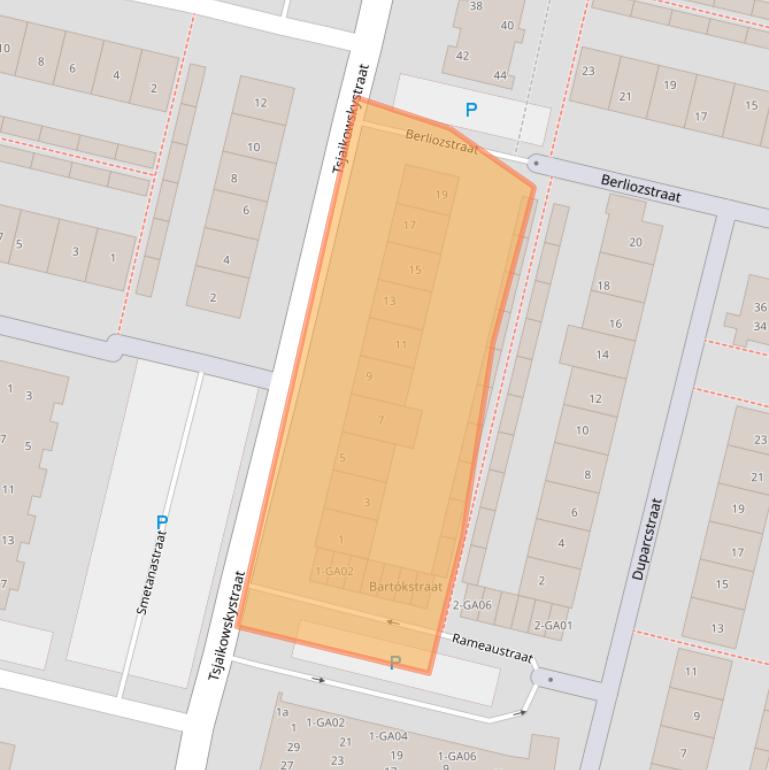 Kaart van postcodegebied 7604SZ.