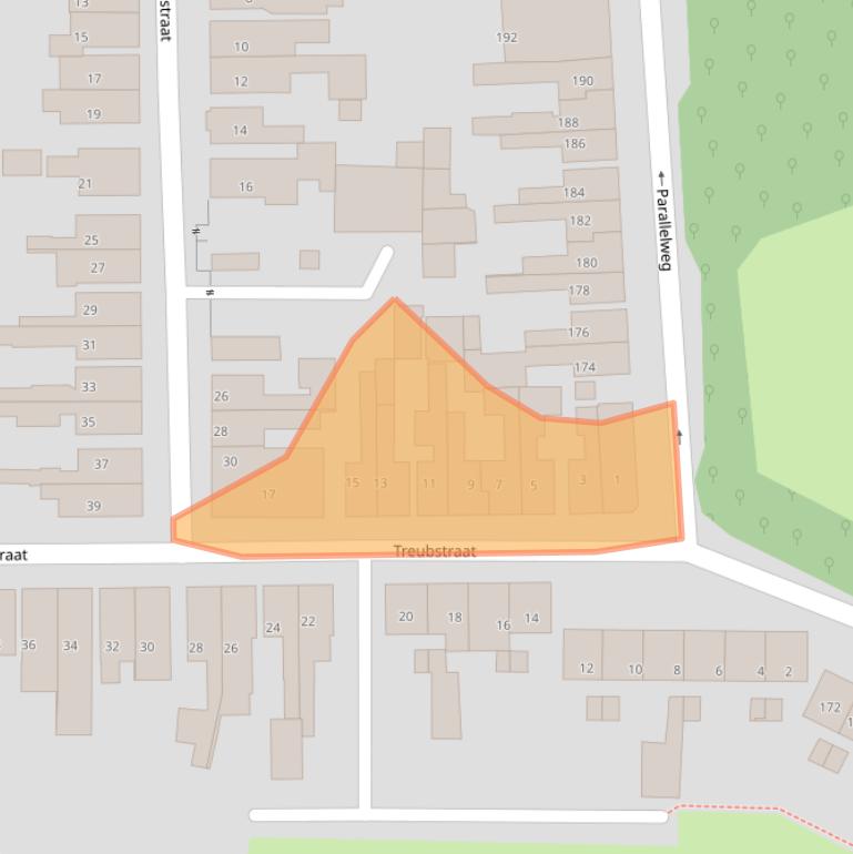 Kaart van postcodegebied 7604TL.