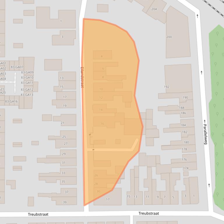Kaart van postcodegebied 7604TN.