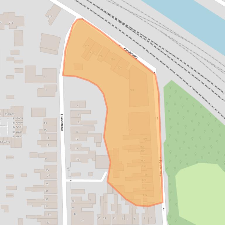 Kaart van postcodegebied 7604TS.