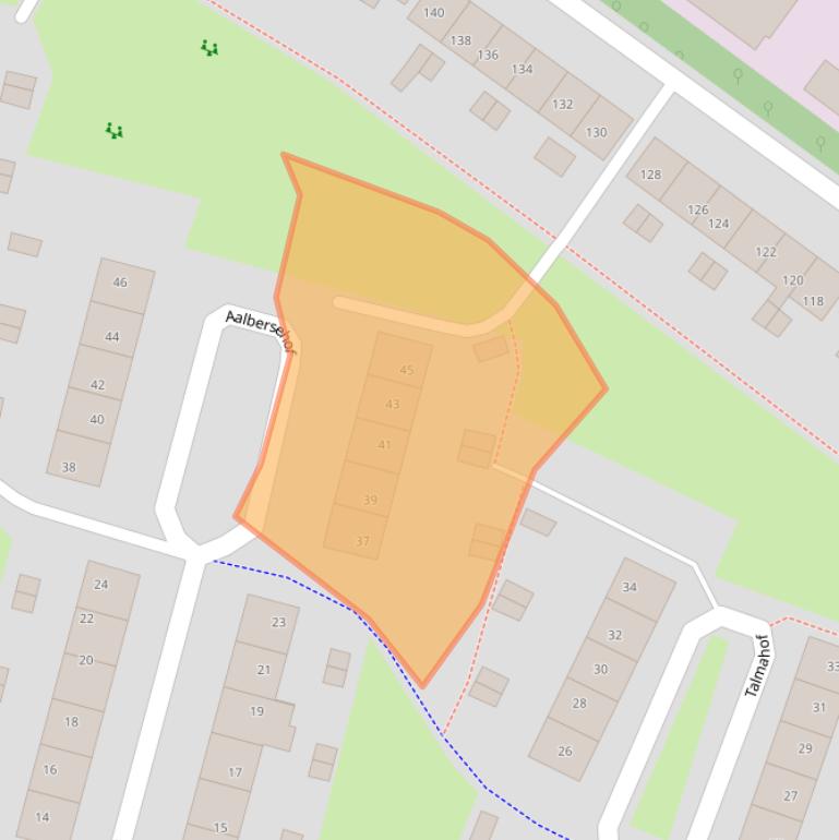 Kaart van postcodegebied 7604VG.