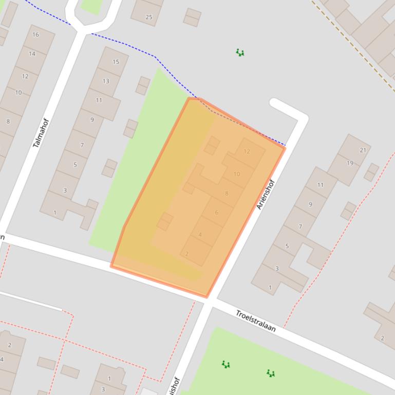 Kaart van postcodegebied 7604VL.