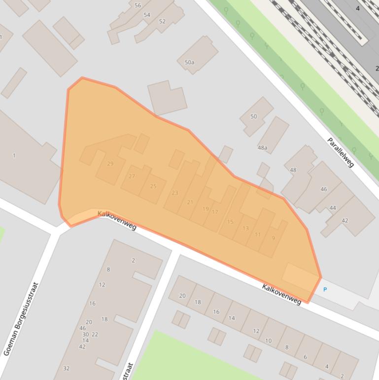 Kaart van postcodegebied 7604VZ.