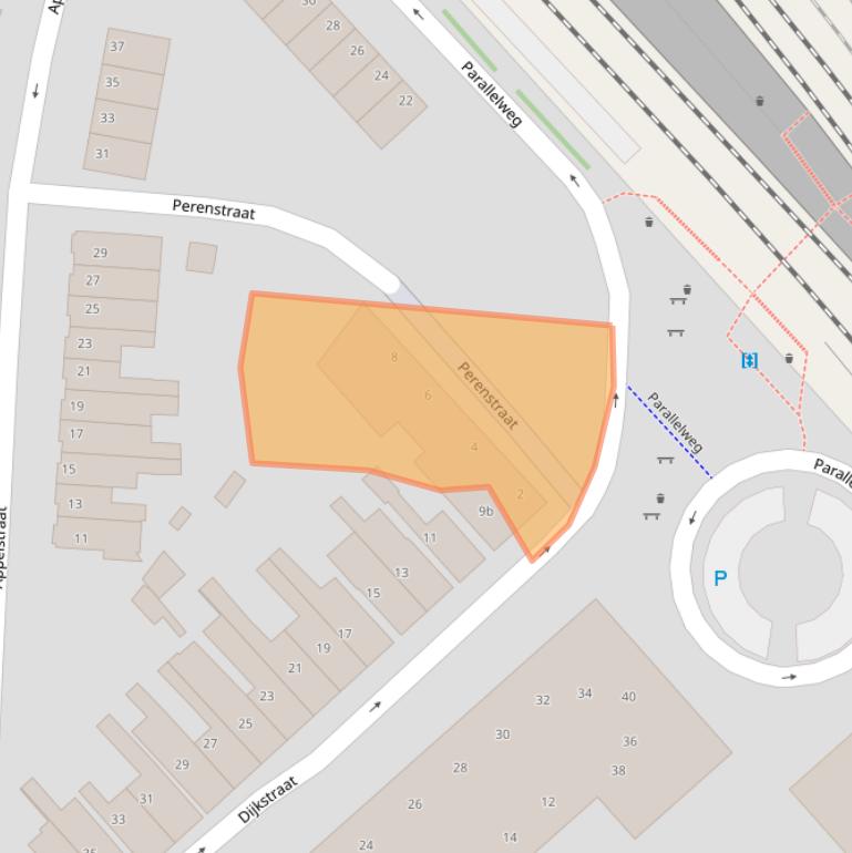 Kaart van postcodegebied 7604XW.