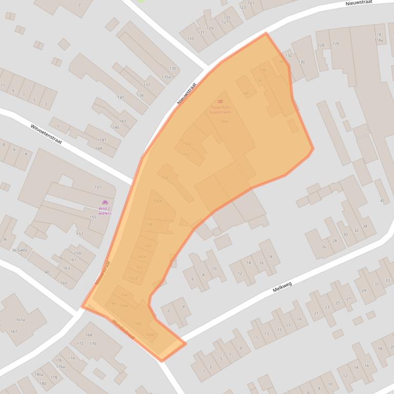 Kaart van postcodegebied 7605AJ.