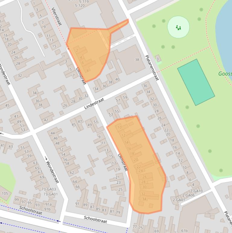 Kaart van postcodegebied 7605CL.