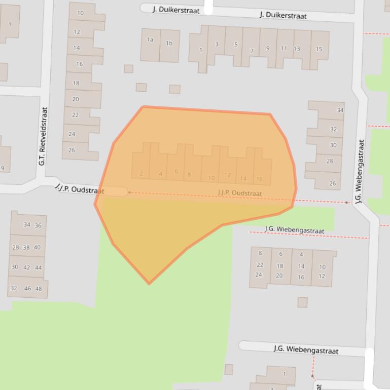 Kaart van postcodegebied 7605DL.