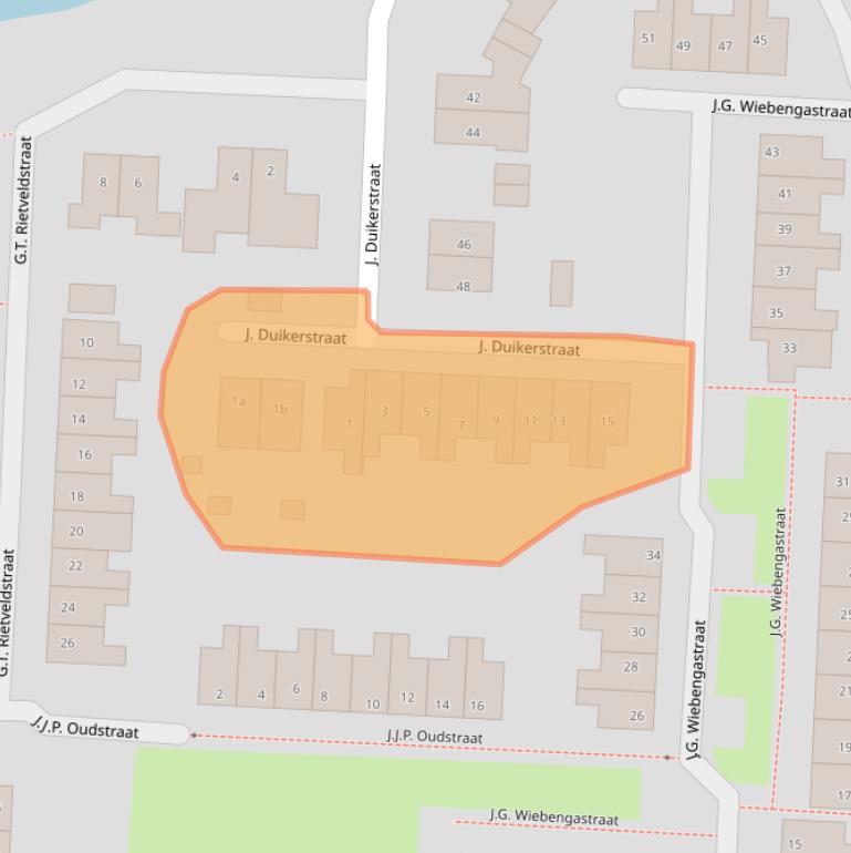 Kaart van postcodegebied 7605DP.