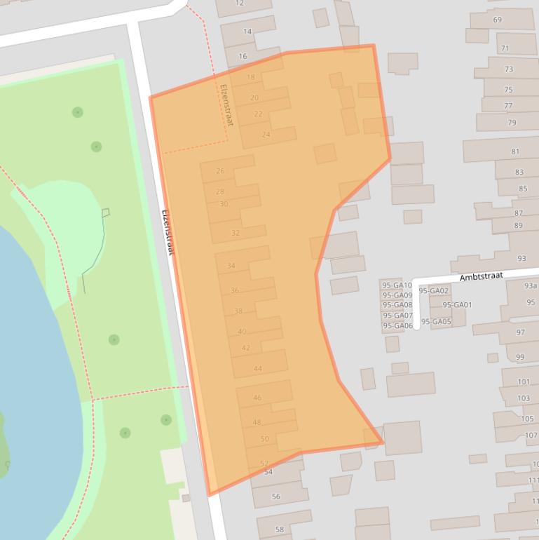 Kaart van postcodegebied 7605EL.