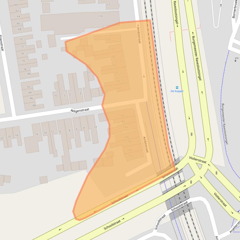 Kaart van postcodegebied 7605ES.