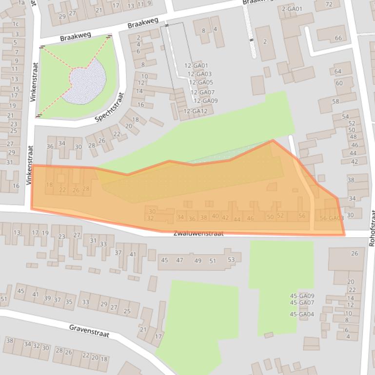Kaart van postcodegebied 7605XK.