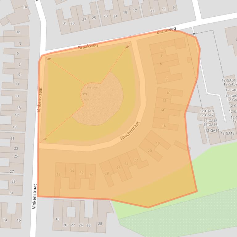 Kaart van postcodegebied 7605XP.