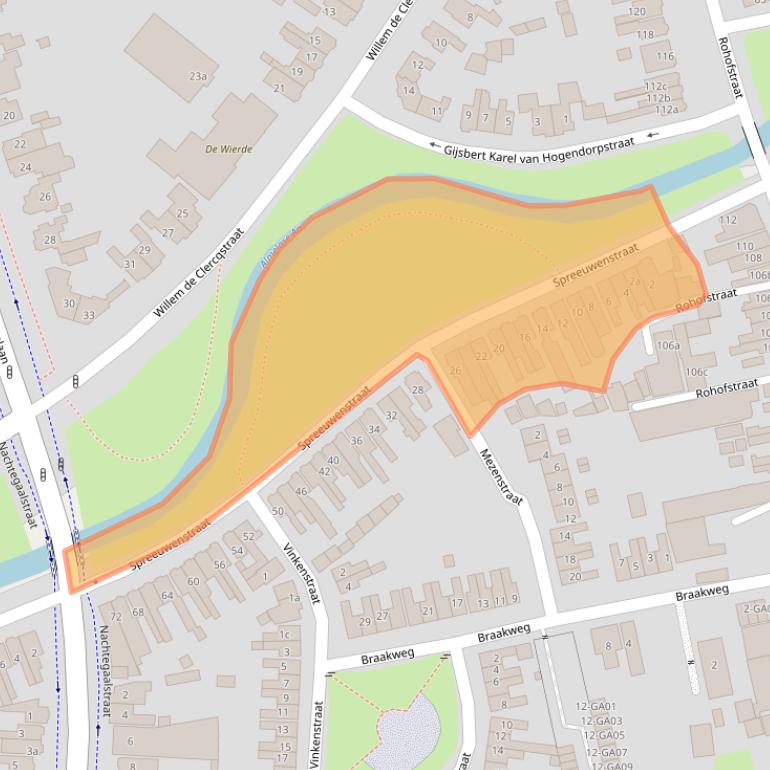 Kaart van postcodegebied 7605XZ.