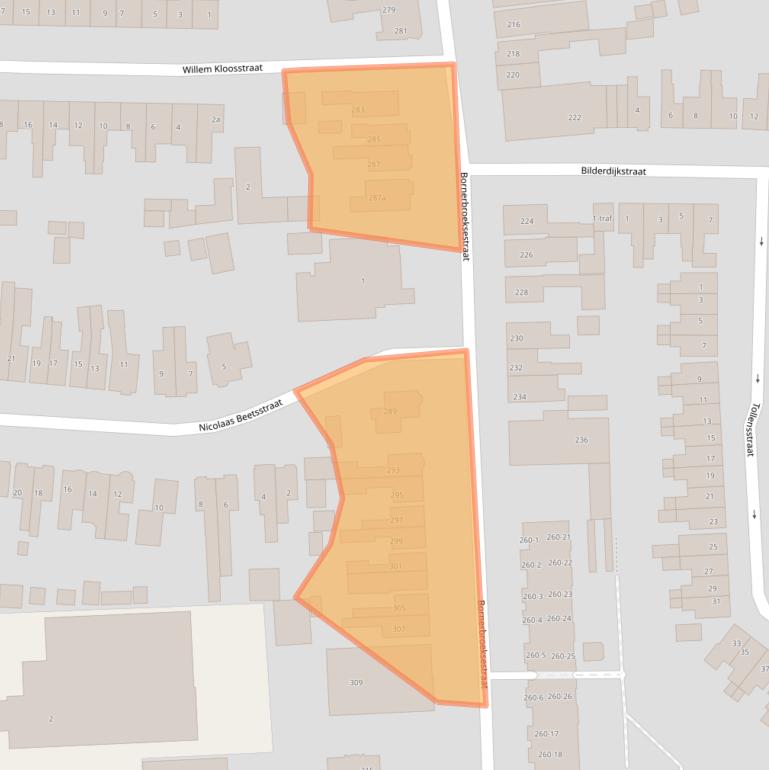 Kaart van postcodegebied 7606BM.