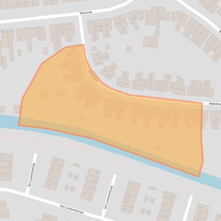 Kaart van postcodegebied 7606CB.