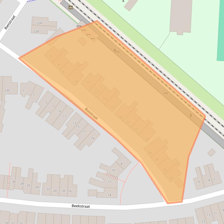 Kaart van postcodegebied 7606CE.