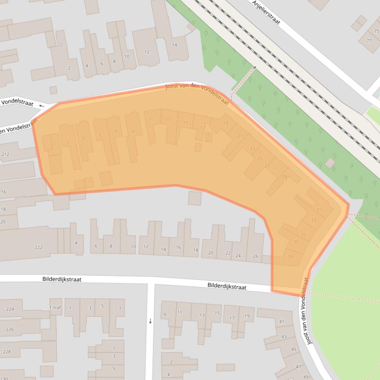 Kaart van postcodegebied 7606CH.