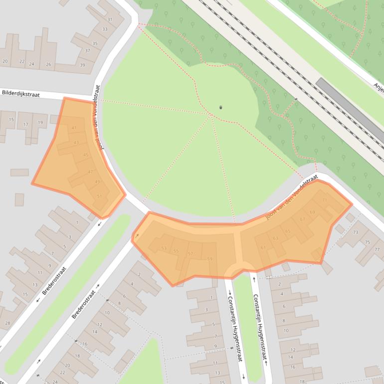 Kaart van postcodegebied 7606CJ.