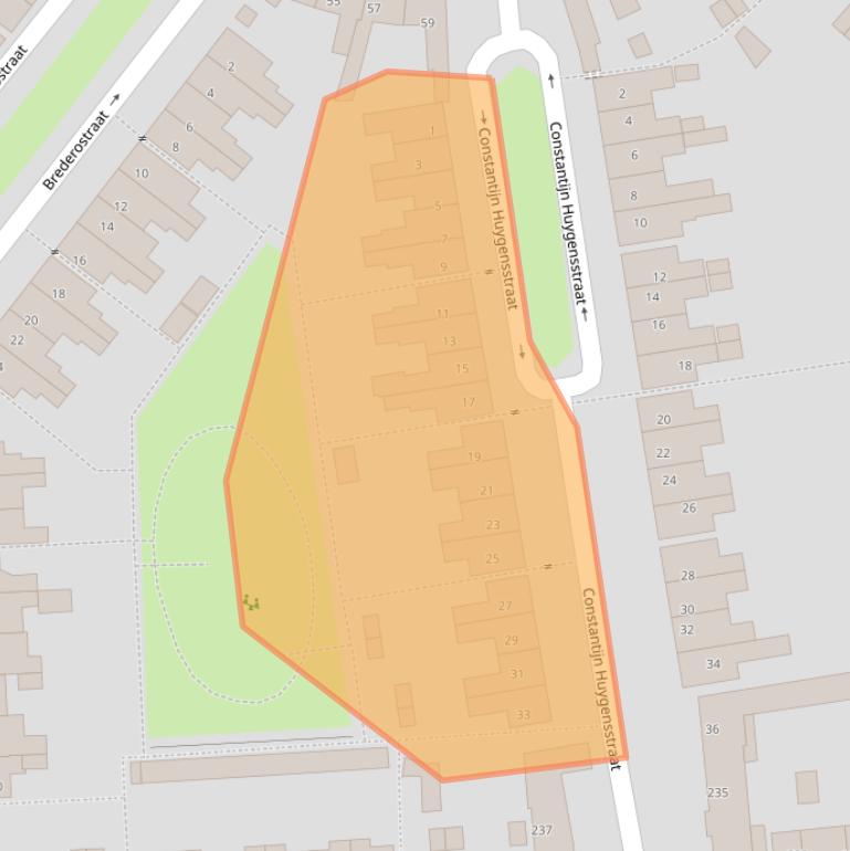 Kaart van postcodegebied 7606CM.
